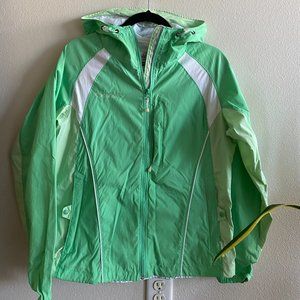 Columbia Womens Zip Up Windbreaker SZ M